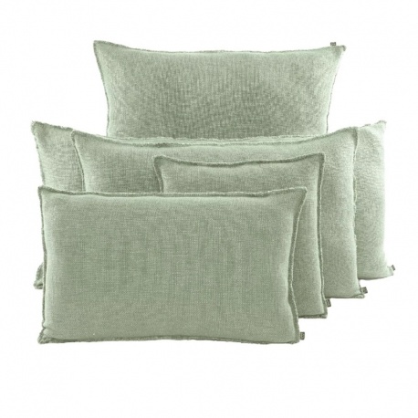 Housse de Coussin California Uni Amande 
