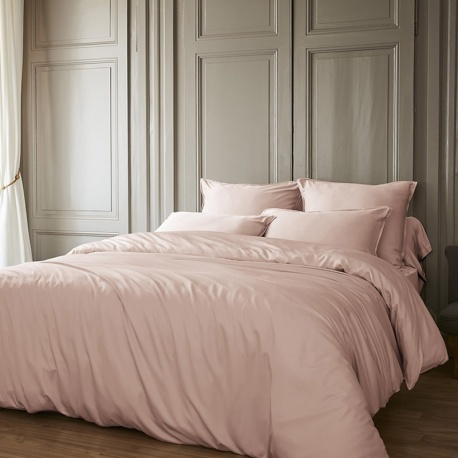 Linge de Lit Salome en Satin de Bambou Blush