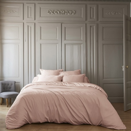 Linge de Lit Salome en Satin de Bambou Blush