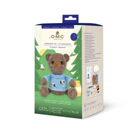 Kit Amigurumi DMC L'ours Reveur 