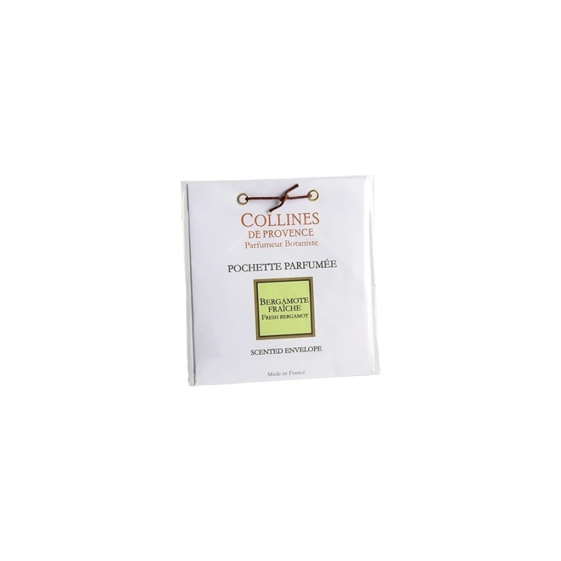 Pochette Parfumée Bergamote Fraiche 6g - COLLINES DE PROVENCE