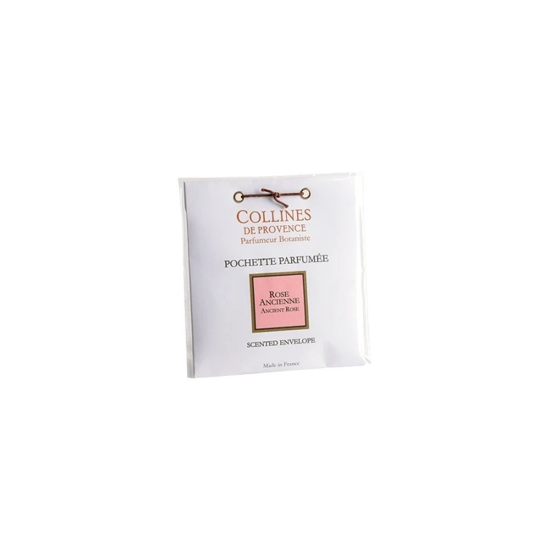 Pochette Parfumée Rose Ancienne 6g - COLLINES DE PROVENCE  