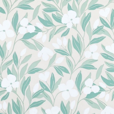 Tissu Tisseo Enduit Darla Bleu
