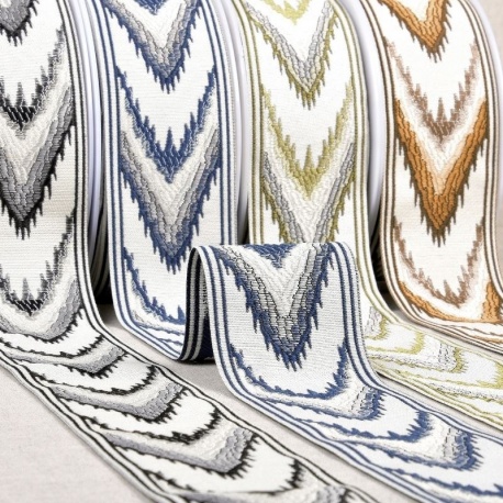 Galon jacquard chevrons