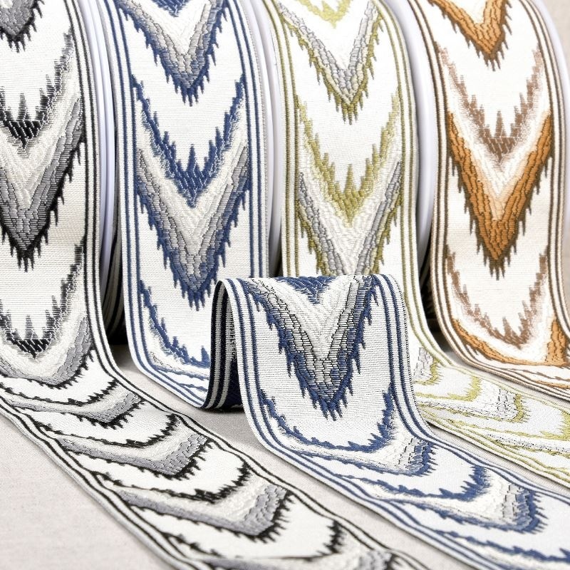 Galon jacquard chevrons