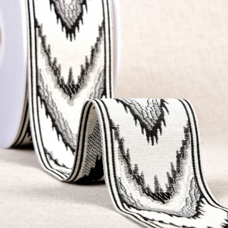 Galon jacquard chevrons