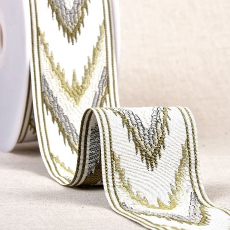 Galon jacquard chevrons