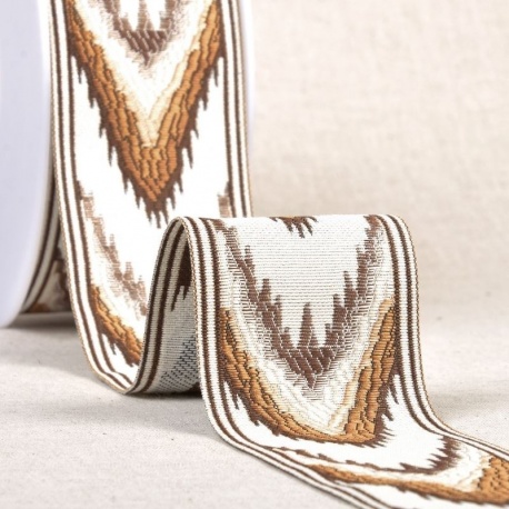 Galon jacquard chevrons