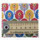 Tissu Mini Plume de Paon Cretonne Multico