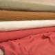 Tissu Gabardine Viscose Polyester Uni Rouge