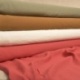 Tissu Gabardine Viscose Polyester Uni Marron Clair 