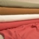Tissu Gabardine Viscose Polyester Uni Violet Prune