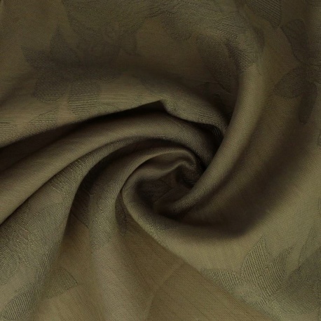 Tissu Jacquard Tissé Vert 