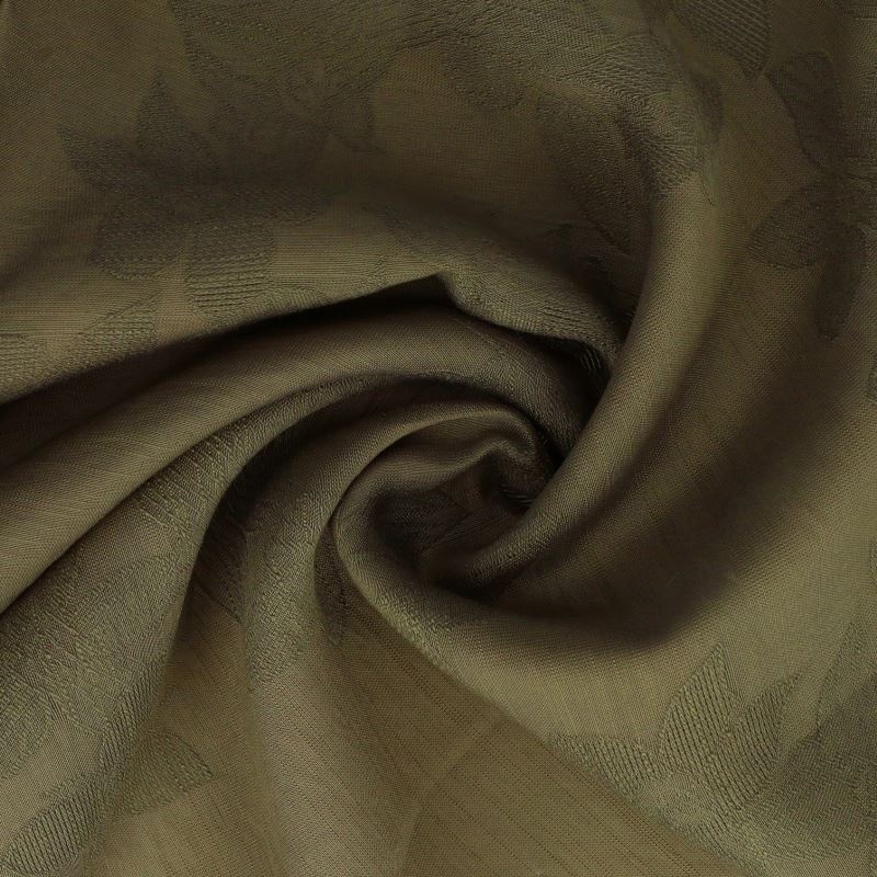 Tissu Jacquard Tissé Vert 