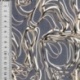 Tissu Viscose Imprimé Bleu Jean 