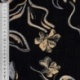 Tissu Viscose Imprimé Noir 