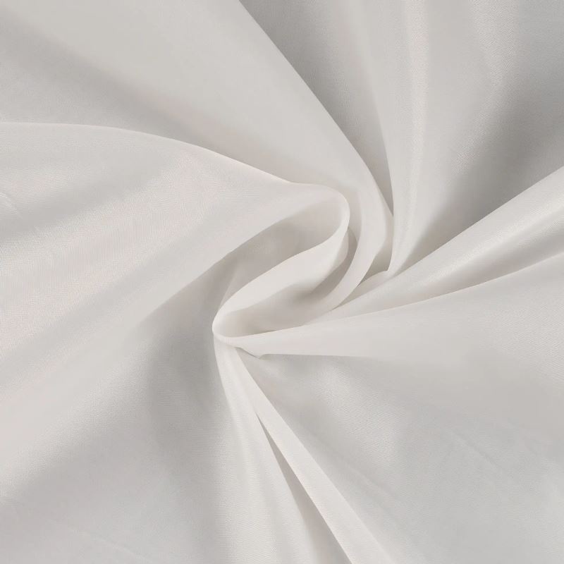 Tissu Doublure Toscane Antistatique Uni Blanc