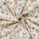 Tissu Cretonne Imprimée Herbier Mauve 