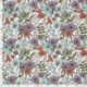 Tissu Cretonne Imprimée Fleurs Mauve