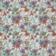 Tissu Cretonne Imprimée Fleurs Mauve