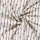 Tissu Cretonne Imprimée Rayures Mauve 