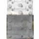 Tissu Modulable Etamine Brode Blanc Largeur 45 cm