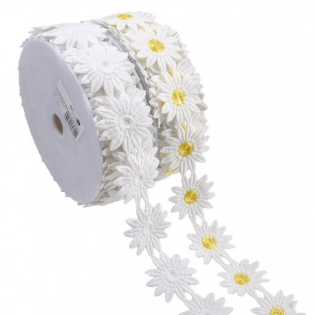Guipure marguerites