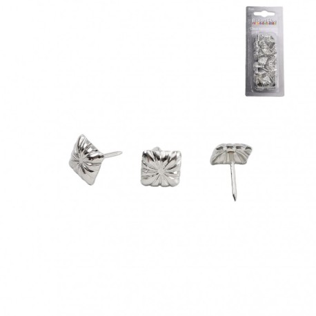 Clous tapissier carres stries x50