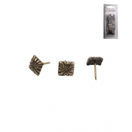 Clous tapissier carres stries x50