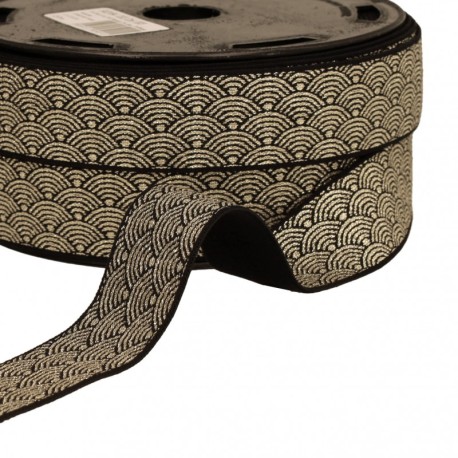 Elastique eventails metalliques