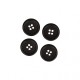 Bouton plastique 4 trous  Gris anthracite - 