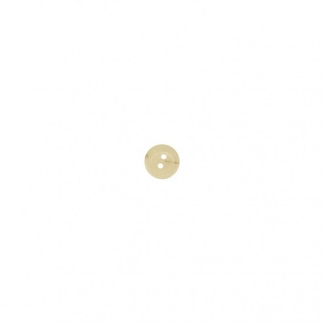 Bouton imitation corne transparent