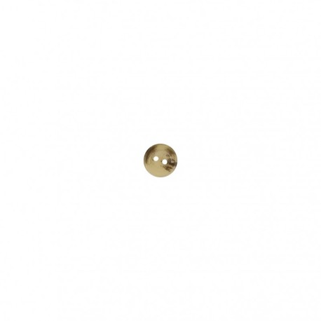 Bouton imitation corne transparent