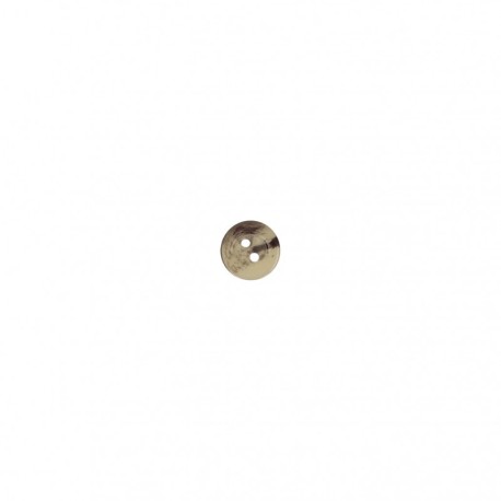 Bouton imitation corne transparent