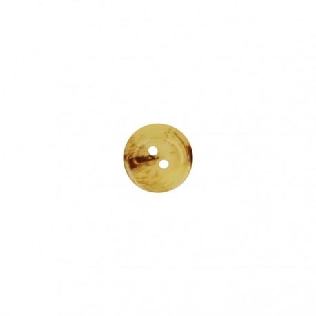 Bouton imitation corne transparent