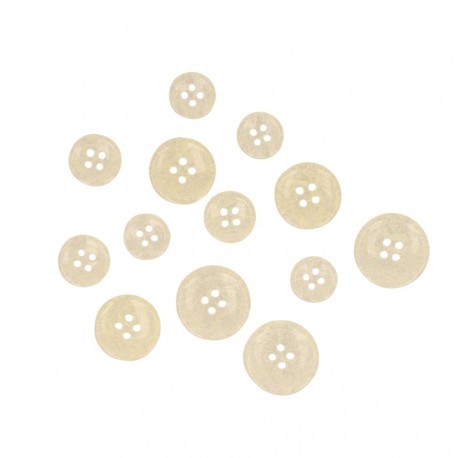 Bouton filaments transparent