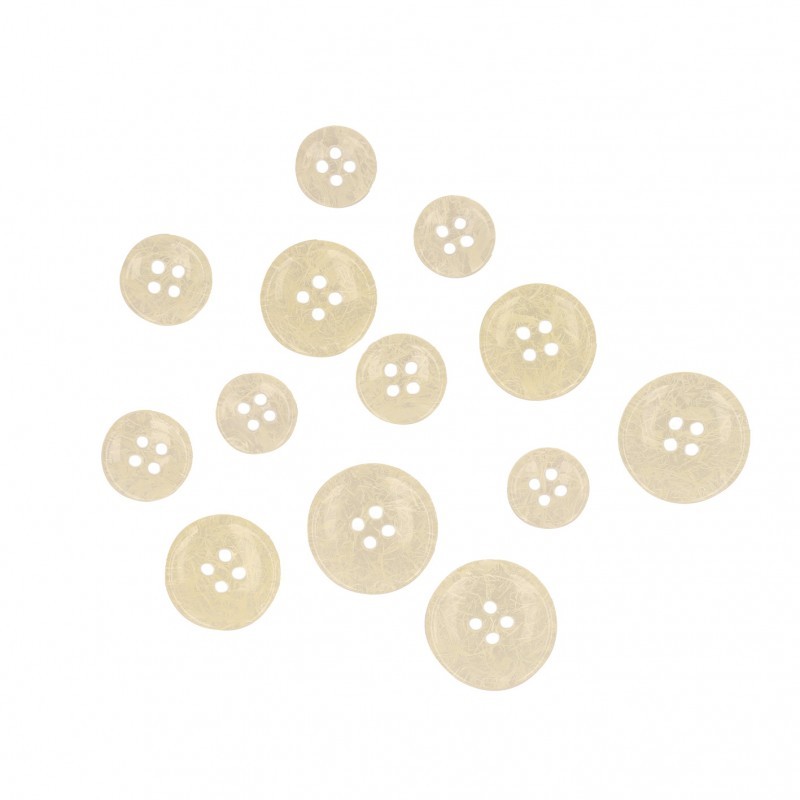 Bouton filaments transparent