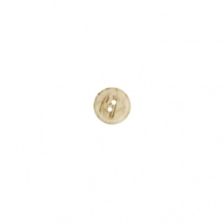 Bouton nacré épines de pin