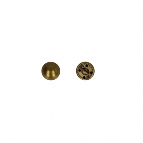 Bouton rond metal