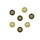 Bouton 4 trous bords epais