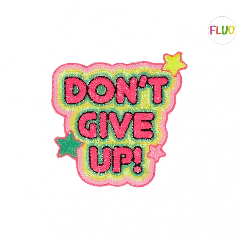 Motif don't give up 13*15cm  Don't give up - 