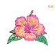 Motif fleur 19*16cm  Fleur - 