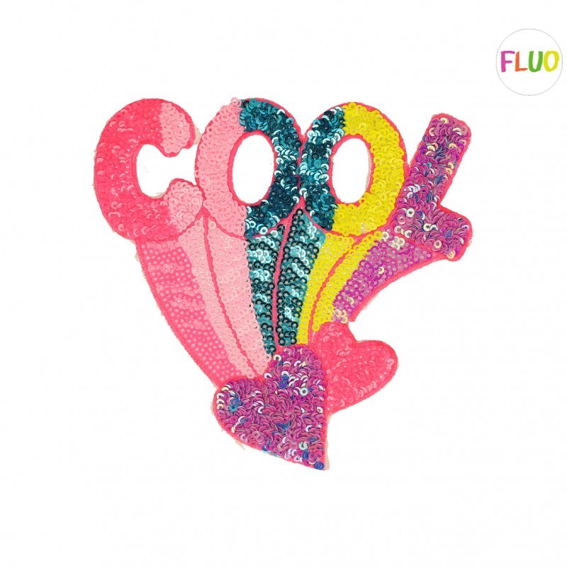 Motif cool paillettes 12x15cm  Cool - 