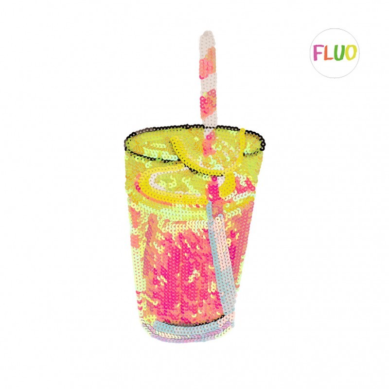 Motif cocktail 15x21cm  Fluo - 