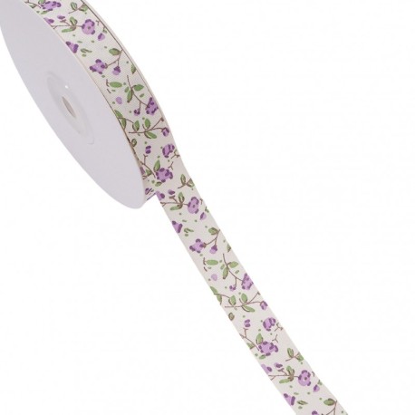 Ruban coton a motifs