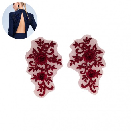 Motif perles fleur *2