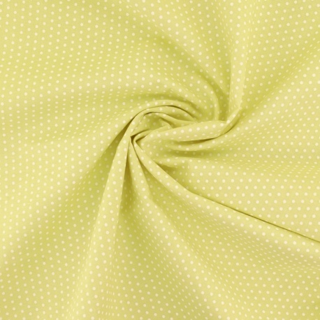 Tissu Coton Imprimé Pois Anis