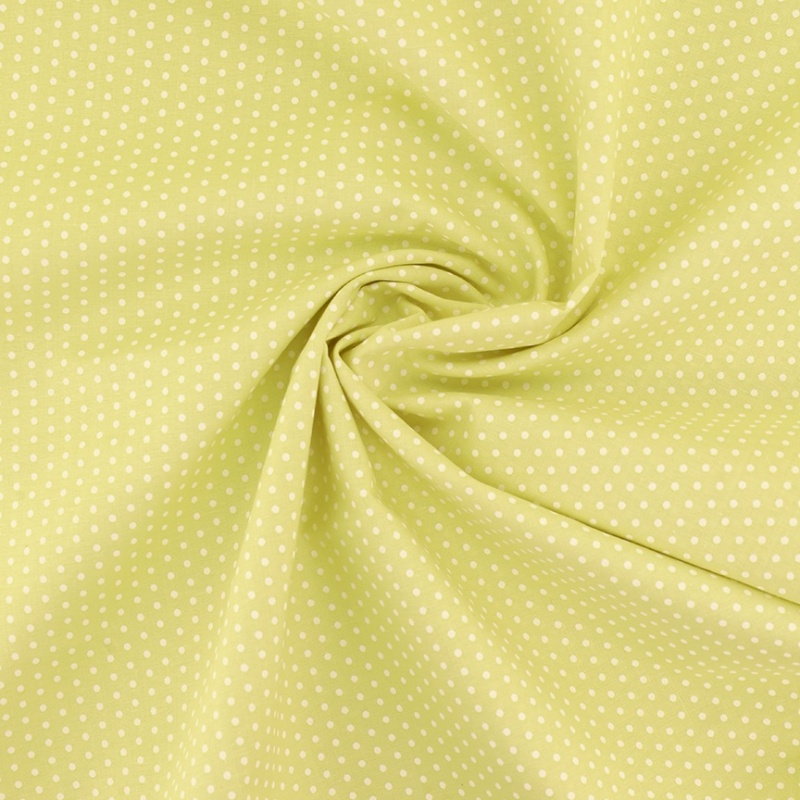 Tissu Coton Imprimé Pois Anis