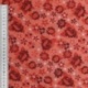 Tissu Coton Imprimé Fleur Rouge
