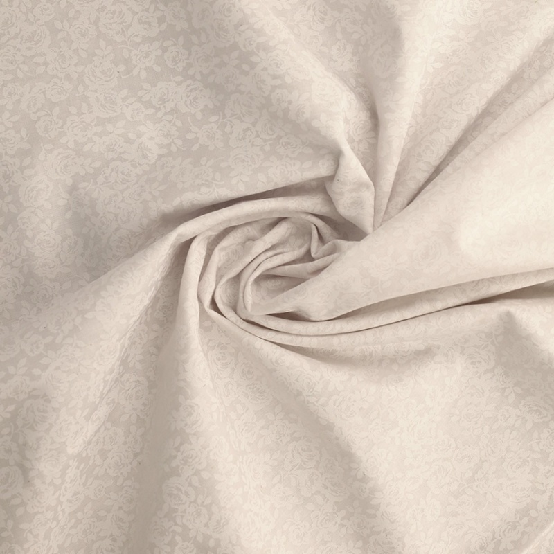 Tissu Coton Imprimé Rose